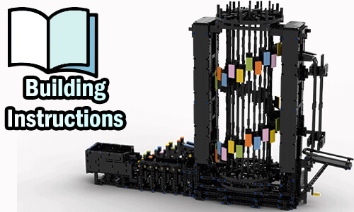 Buy NOW pdf building instructions on PayPal for this LEGO GBC | GBC Ball Rolling Machine 16 from Rimo Yaona | Planet GBC