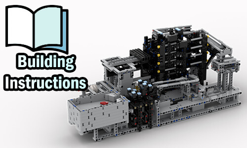 Buy NOW pdf building instructions on PayPal for this LEGO GBC | GBC Ball Rolling Machine 18 from Rimo Yaona | Planet GBC