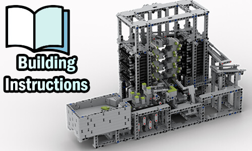 Buy NOW pdf building instructions on PayPal for this LEGO GBC | GBC Ball Rolling Machine 20 from Rimo Yaona | Planet GBC