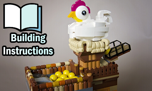 Buy NOW pdf building instructions on PayPal for this LEGO GBC (Great Ball Contraption - LEGO Marble Run) | Freaking Chicken from RJ Brickbuilds | Planet GBC