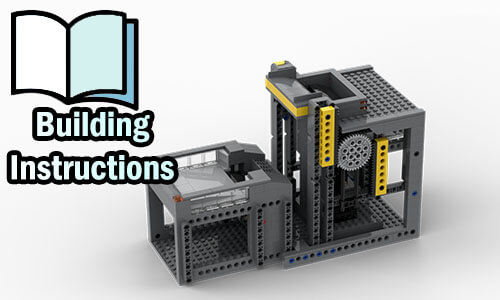 Buy NOW pdf building instructions on PayPal for this LEGO GBC | Gear Rack Elevator from mickthebricker | Planet GBC
