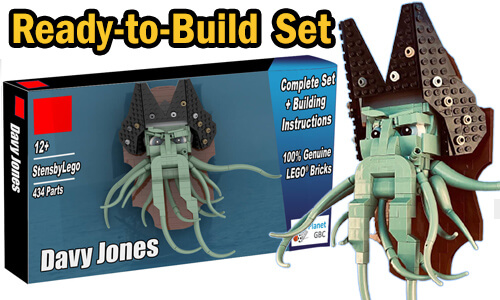 Buy NOW this LEGO MOC as LEGO Set, with 100% genuine LEGO bricks, on BuildaMOC website | Davy Jones from StensbyLego | Planet GBC