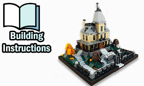 Buy NOW pdf building instructions on PayPal for this LEGO MOC | Mini Phantom Manor from Yatkuu | Planet GBC