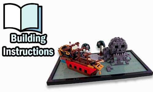 Buy NOW pdf building instructions on PayPal for this LEGO MOC | Mini Skull Rock from Yatkuu | Planet GBC