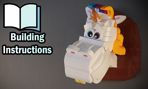 Buy NOW pdf building instructions on PayPal for this LEGO MOC | Unicorn from StensbyLego | Planet GBC