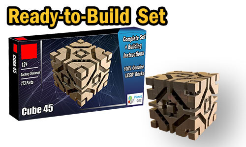 Buy NOW this LEGO MOC as LEGO Set, with 100% genuine LEGO bricks, on BuildaMOC website | Cube 45 from Zachary Steinman | Planet GBC