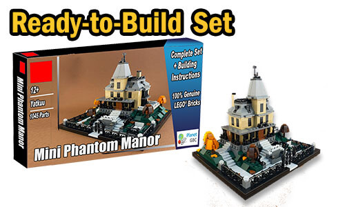 Buy NOW this LEGO MOC as LEGO Set, with 100% genuine LEGO bricks, on BuildaMOC website | Mini Phantom Manor from Yatkuu | Planet GBC