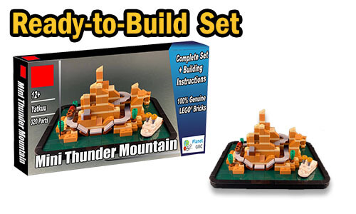 Buy NOW this LEGO MOC as LEGO Set, with 100% genuine LEGO bricks, on BuildaMOC website | Mini Thunder Mountain from Yatkuu | Planet GBC