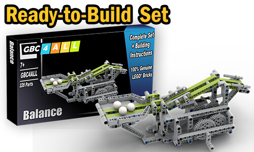 Buy NOW this LEGO GBC as LEGO Set, with 100% genuine LEGO bricks, on BuildaMOC website | 02-Balance from GBC4ALL series | Planet GBC