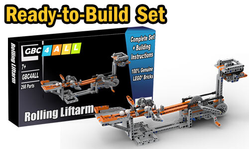 Buy NOW this LEGO GBC as LEGO Set, with 100% genuine LEGO bricks, on BuildaMOC website | 07-Rolling Liftarm from GBC4ALL | Planet GBC