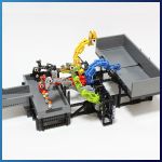 LEGO GBC Module: Six Heads from Akiyuki - LEGO Great Ball Contraption - Planet-GBC