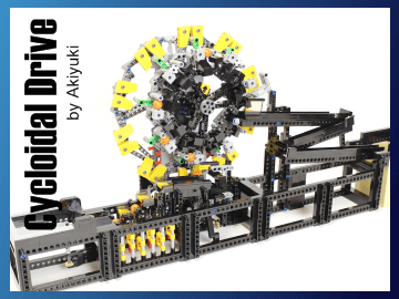 LEGO GBC - Cycloidal Drive - FREE instructions on Planet GBC