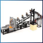 Module LEGO GBC: Fork To Fork and Snake Slide de Akiyuki - LEGO Great Ball Contraption - Planet-GBC