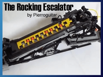 Great Ball Contraption - The Rocking Escalator on Planet GBC