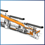 Module LEGO GBC: GBC Wing Lift Module de PV-Productions - LEGO Great Ball Contraption - Planet-GBC