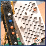 LEGO GBC Module: Pinball from Akiyuki - LEGO Great Ball Contraption - Planet-GBC