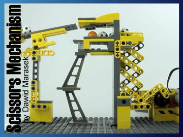 LEGO GBC - Scissors Mechanism - FREE instructions on Planet GBC