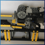 Module LEGO GBC: Fork Conveyor de sawyer - LEGO Great Ball Contraption - Planet-GBC