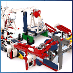 Module LEGO GBC: Port Factory de PV-Productions - LEGO Great Ball Contraption - Planet-GBC