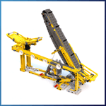 Module LEGO GBC: GBC 37 Ratchet Ride de PV-Productions - LEGO Great Ball Contraption - Planet-GBC