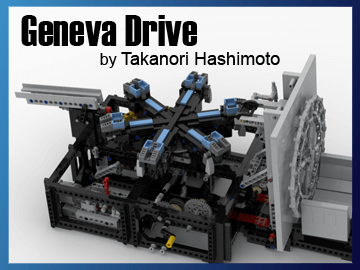 automate LEGO - Geneva Drive on Planet GBC