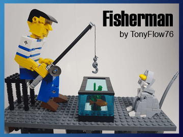 Lego Automaton - Fisherman - instructions on Planet GBC