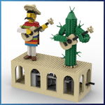 LEGO Automaton - Mariachi - LEGO Building Instructions and LEGO Set available on Planet GBC