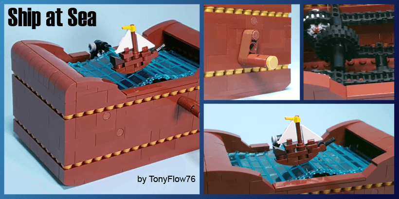 LEGO Automaton - Ship at Sea- LEGO Building Instructions and LEGO Set available on Planet GBC