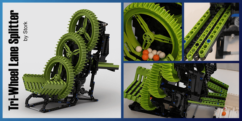 LEGO GBC - Tri Wheel Lane Splitter, by Stork | Planet GBC