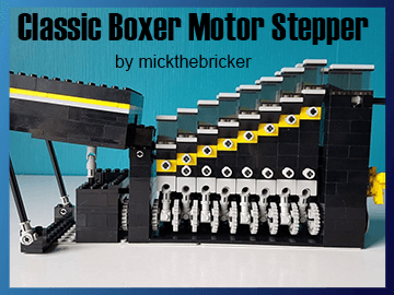 LEGO GBC - Classic Boxer Motor Stepper - FREE instructions on Planet GBC
