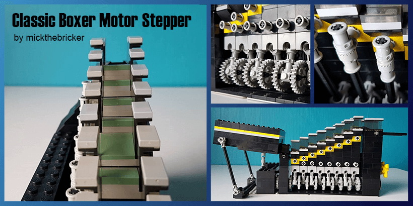 Build LEGO GBC - LEGO marble Run - LEGO GBC - Classic Boxer Motor Stepper, by mickthebricker | Planet GBC