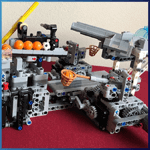LEGO GBC Module: GBC Fishing net from Tomas Ullrich - LEGO Great Ball Contraption - Planet-GBC