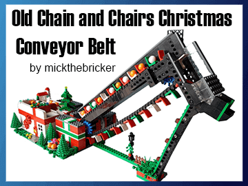 Great Ball Contraption - Old Chain and Chairs Christmas Conveyor Belt sur Planet GBC