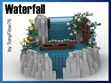 automate LEGO - Waterfall on Planet GBC