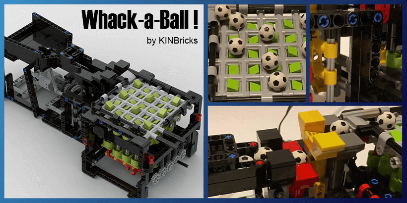 LEGO GBC - Whack a Ball ! - KINBricks - Building Instructions available on Planet GBC
