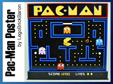 automate LEGO - Pac-Man Poster on Planet GBC