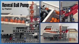 LEGO GBC - Great Ball Contraption - Reveal Ball Pump - from Pinwheel - with free building instructions