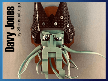 LEGO MOC - Captain Davy Jones Trophy - Rickard Stensby - from Pirate of the Caribbeans - Planet GBC