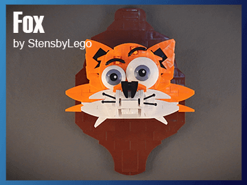 LEGO MOC - Fox on Planet GBC