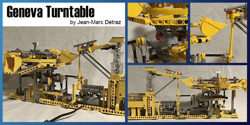 LEGO Great Ball Contraption - Geneva Turntable - a LEGO GBC module from Jean-Marc Dutraz