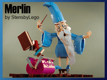 LEGO MOC - Merlin on Planet GBC