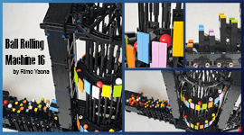 LEGO Great Ball Contraption - Ball Rolling Machine 16 - Rimo Yaona - instructions and ready to build LEGO set available on Planet GBC