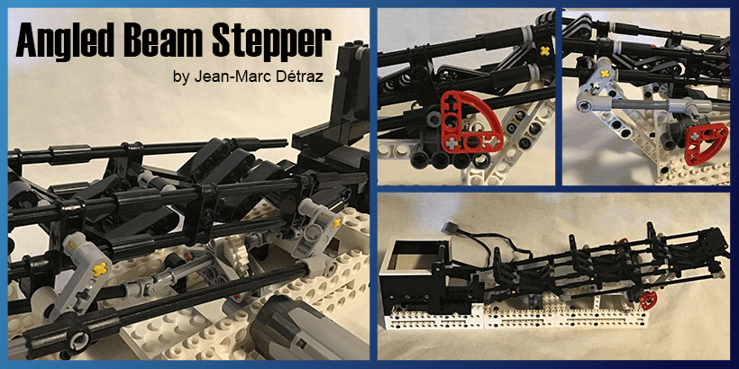 LEGO Great Ball Contraption - Angled beam Stepper, a marble run machine from jean Marc Détraz | Planet GBC