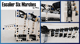 LEGO GBC - Escalier Six Marches - Phi.L - with free building instructions | Planet GBC