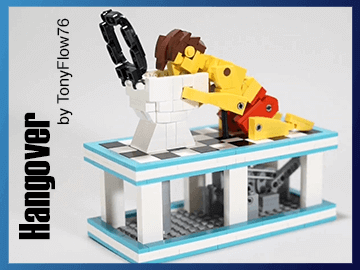 LEGO Automaton - Hangover - TonyFlow76 - with building instructions and ready to build LEGO set