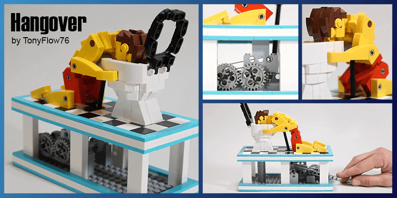 LEGO Automaton - Hangover - TonyFlow76 - with building instructions and ready to build LEGO set