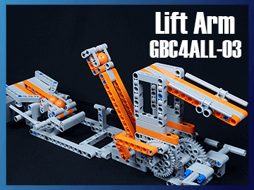 LEGO Great Ball Contraption - GBC4ALL-03 lift Arm | it has never been that easy to build a LEGO GBC module with kids