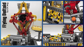 LEGO Great Ball COntraption - Flying Deltoid, by CK Ang - LEGO ball machine with building instructions