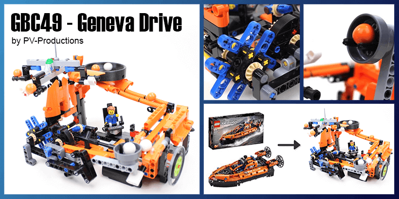 LEGO GBC 49 - Geneva Drive - by PV-Productions - easy to start with kids LEGO GBC - from LEGO set 42120 Rescue hovercraft