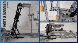 LEGO Great Ball Contraption - pont a bascule - Phi.L - Free building instructions to reproduce this LEGO GBC available on Planet GBC